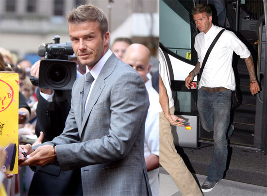 Photos of David Beckham in NYC