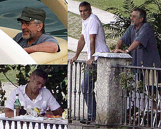 Photos of George Clooney and Robert De Niro in Lake Como