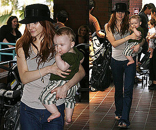 Photos of Ashlee Simpson and Son Bronx Going Out Together in LA