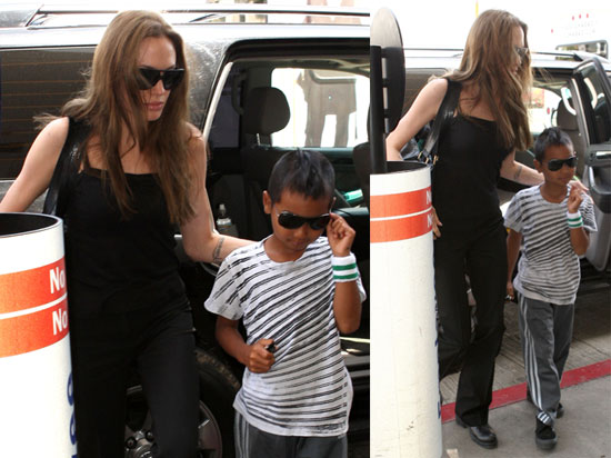 Photos of Angelina Jolie and Maddox Jolie-Pitt