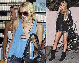 Photos of Lindsay Lohan in LA, Tweeting A Confirmation She's Joining Machete
