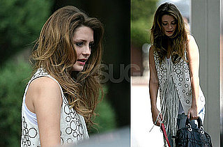 Photos of Recently Hospitalized Mischa Barton Working in NYC Ahead of The Beautiful Life Filming