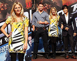 Photos of Sienna Miller And Channing Tatum Promoting GI Joe: Rise of the Cobra in Seoul