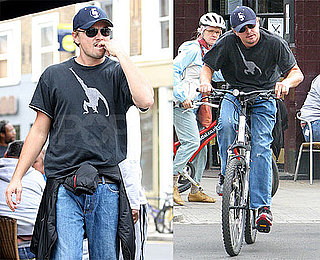 Photos of Leonardo DiCaprio Bike Riding Around Notting Hill