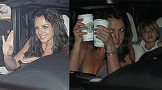 Photos of Britney Spears, Jason Trawick, Sean Preston at Starbucks in LA After Her European Tour Ends