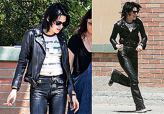 Photos of Kristen Stewart Filming The Runaways