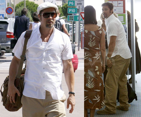 Photos of Brad Pitt in France Photos of Brad Pitt in France