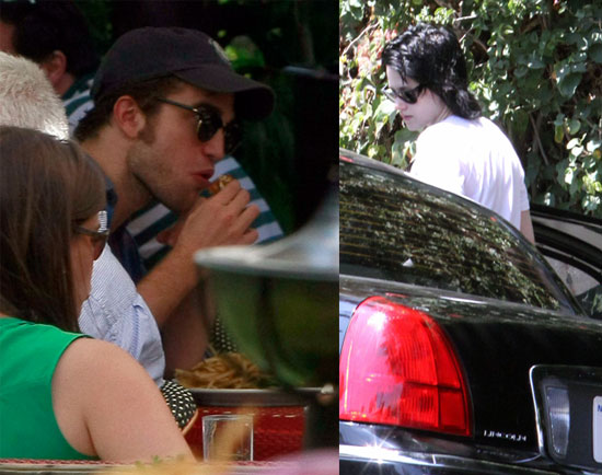Photos of Robert Pattinson and Kristen Stewart