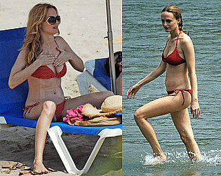 Photos of Heather Graham in a Bikini With Boyfriend Yaniv Raz in Barcelona, Spain