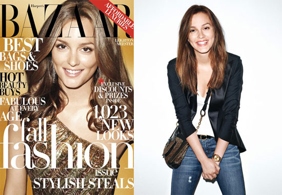 Photos of Leighton Meester in Harper's Bazaar