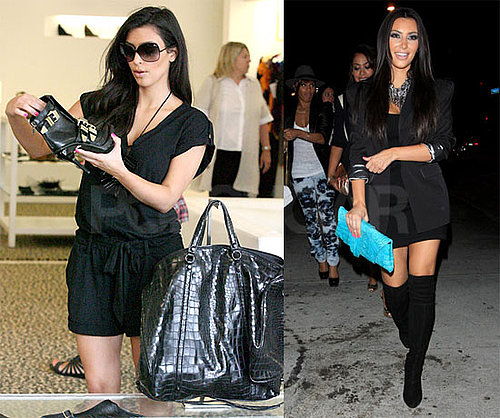 Photos of Kim Kardashian Shopping While News of Her Appearing on America's Next Top Model Hits