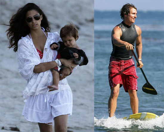 Photos of Matthew, Camila and Levi in Malibu Photos of Matthew, Camila and Levi in Malibu