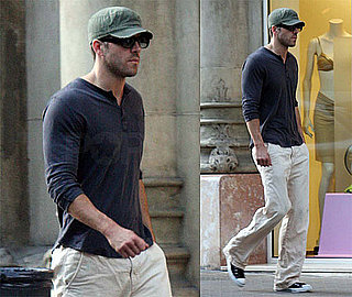 Photos of Ryan Reynolds Walking in Barcelona