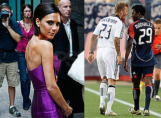 Photos of Victoria Beckham at Idol Auditions in Denver, David Beckham Playing New England Revolution