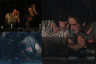 Photos of Robert Pattinson and Kristen Stewart Reportedly Kissing at Kings of Leon Concert with Eclipse Cast