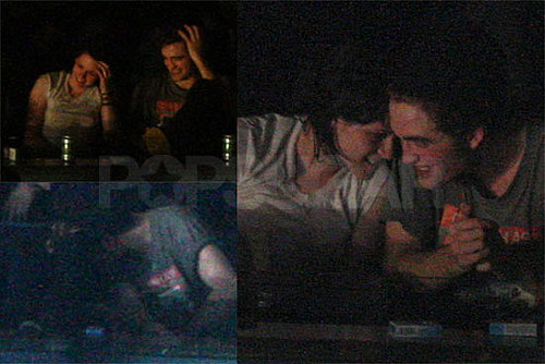 Photos of Robert Pattinson and Kristen Stewart Reportedly Kissing at Kings of Leon Concert with Eclipse Cast
