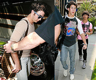 Photos of Kevin Jonas, Nick Jonas, and Joe Jonas Out and About in LA