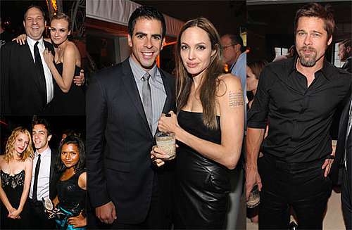 Photos of Brad Pitt, Angelina Jolie, Diane Kruger, Eli Roth, and BJ Novak at the LA Afterparty For Inglourious Basterds