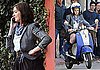 Photos of Anne Hathaway on Valentine's Day Set