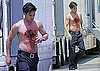 Photos of Milo Ventimiglia Shirtless on the Set of Heroes in LA