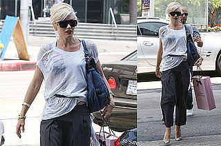 Photos of Gwen Stefani After Shopping at Agent Provocateur in LA