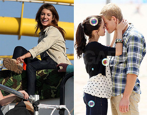 Photos of Shenae Grimes, Jessica Lowndes, Trevor Donovan Filming 90210