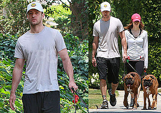 Photos of Justin Timberlake And Jessica Biel Walking Her Dogs in LA