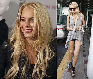 Photos of Lindsay Lohan at 6126 Pop Up Shop and In LA After Twittering About DJ AM's Death