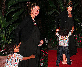 Photos of Very Pregnant Heidi Klum and Johan Samuel in LA