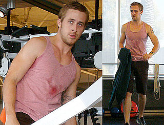 Ryan Gosling Confidently Hits the Gym in Pink