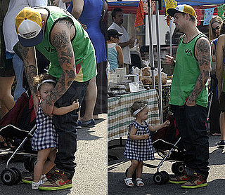 Photos of Joel Madden With Harlow At Farmers Market In LA