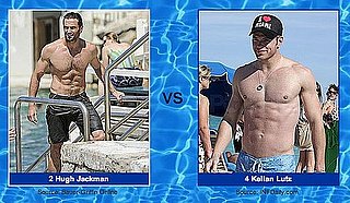 It's a Tight Shirtless Race For Hugh and Kellan — Vote Now! 