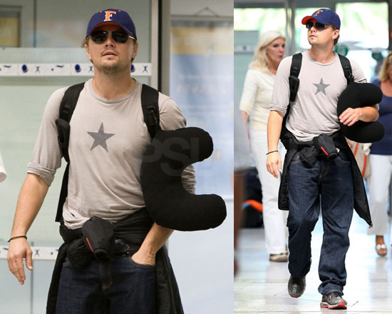 Photos of Leonardo DiCaprio at Nice Airport