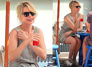 Photos of Michelle Williams Eating at Cafe Gitane in NYC