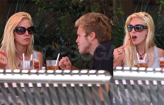 Photos of Heidi and Spencer at Lunch in LA 