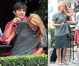 Photos of Jessica Alba and Ashton Kutcher Filming in LA