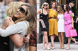 Photos of Sarah Jessica Parker, Kristin Davis, Cynthia Nixon, and Kim Cattrall Filming Sex and the City 2 in NYC 2009-09-08 10:30:04
