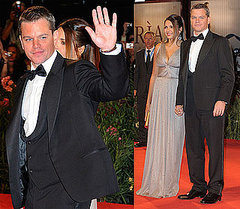 Photos of Matt Damon and Luciana At Venice Film Festival Premiere of The Informant
