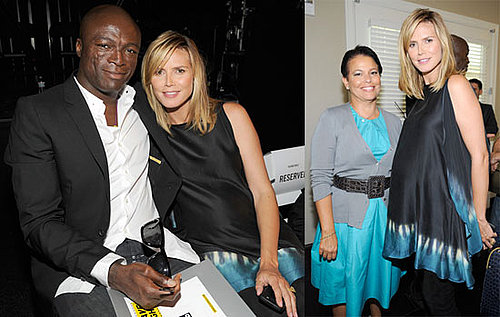 Photos of Pregnant Heidi Klum With Seal At Get Schooled Event in LA With Bill and Melinda Gates 2009-09-09 07:00:00