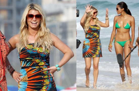 Photos of Jessica Simpson in Brazil