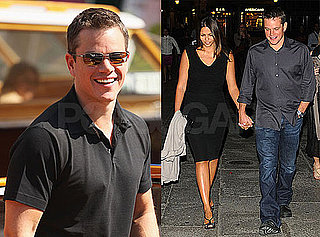 Photos of Matt Damon, Steven Soderbergh, And Luciana Damon Promoting The Informant at The 2009 Venice Film Festival