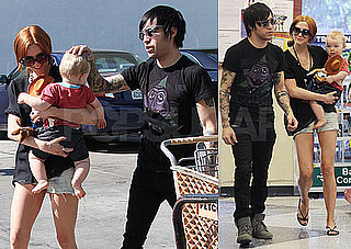 Photos of Ashlee Simpson, Pete Wentz, And Bronx Wentz Shopping at PETCO in LA