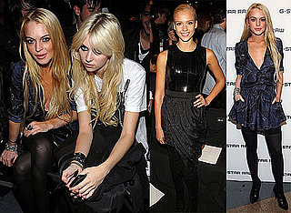 Photos of Lindsay Lohan, Jessica Alba, Taylor Momsen At NY Fashion Week Shows