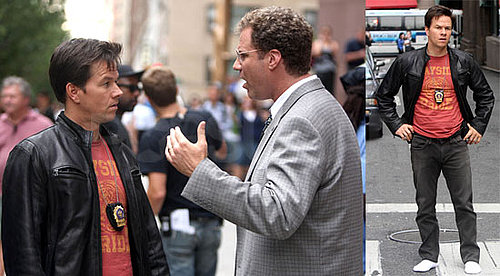 Will Ferrell and Mark Wahlberg Film Scenes for The Other Guys