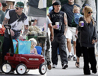 Photos of Nicole Richie, Joel Madden, Benji Madden, Harlow Madden After Sparrow's Birth
