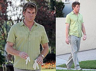 Photos of Michael C. Hall Filming Dexter in LA