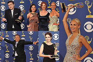 Photos of Alec Baldwin, Tina Fey, Justin Timberlake, Kristin Chenoweth at Primetime Emmy Awards Press Room