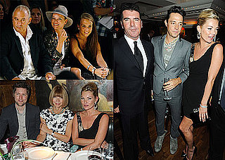 Photos of Kate Moss, Jamie Hince, Naomi Campbell, Simon Cowell, And Philip Green at London 2010 Spring Fashion Week