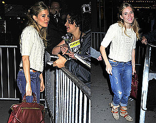 Photos of Sienna Miller Following a Performance of After Miss Julie in NYC
