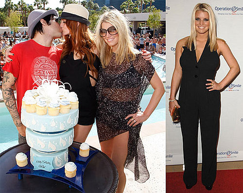 Photos of Jessica Simpson In A Bikini And Coverup At Ashlee Simpson's Birthday Party in Vegas